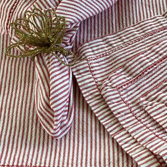 Threshold Cloth Candy Stripe Table Napkins (4) - Picture 2 of 5